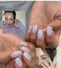 파스텔 젤 네일
